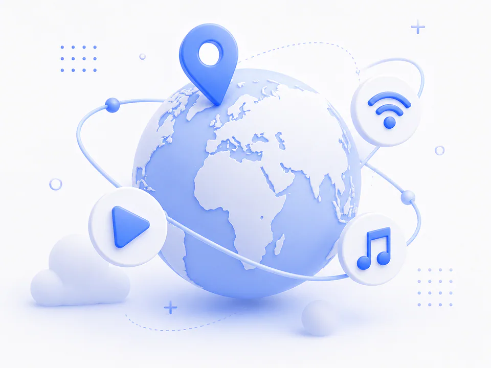 Connect to a VPN server for Guyana Global VPN route connecting an Android device with Guyana