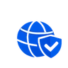 Blue VPN feature icon for openvpn support